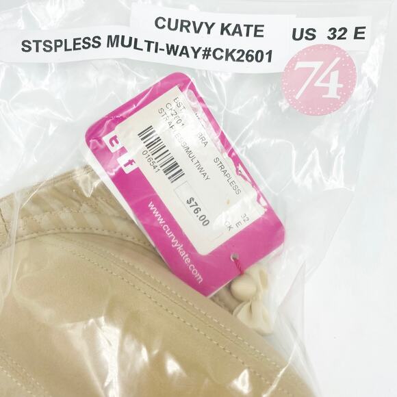 Curvy Kate Strapless Multi-way Bra Style #CK2601  US 32E   NEW NWT - Picture 8 of 8